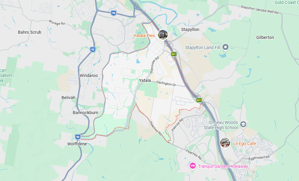 Map showing ServiceMaxx location in Yatala QLD 4207